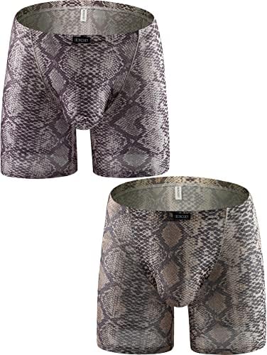 Snake Skin Pattern Long Leg Boxer • 2-pack