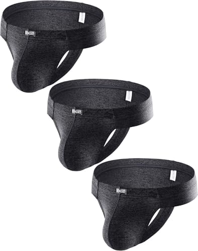 Soft Cheeky Thongs Mini Cheek • Black • 3-pack