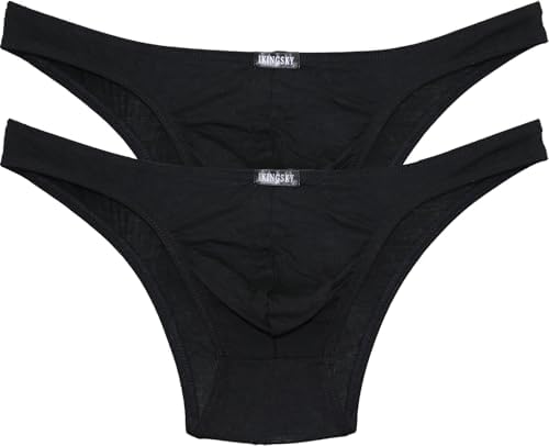 Soft Low Rise Bikini Mid • Black • 2-pack