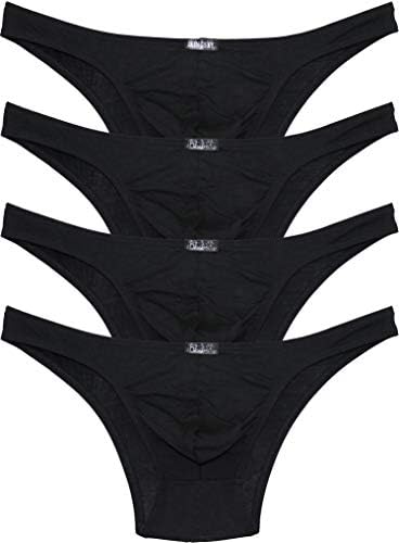 Soft Low Rise Bikini Mid • Black • 4-pack