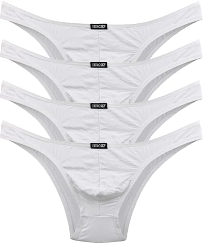 Soft Low Rise Bikini Mid • White • 4-pack