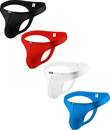 Spandex Bulge Thong Low Rise • 4-pack
