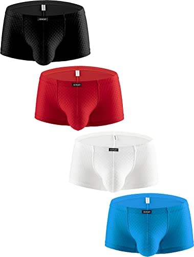 Sport Boxer Briefs Pouch Shorts Stretch • 4-pack