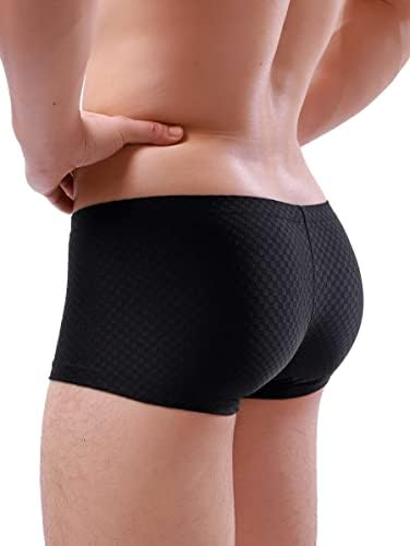 Sport Boxer Briefs Pouch Shorts Stretch • Black • 2-pack