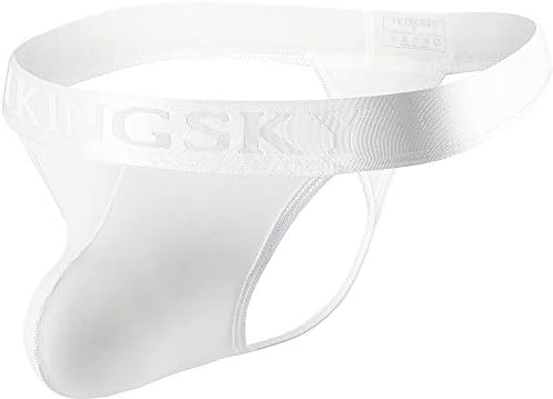 Sporty Pouch G-String Bulge Thong • White • 4-pack
