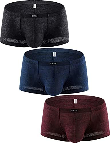 Stretch Bulge Boxer Briefs Low Rise • 3-pack