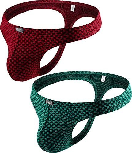 Stretch Bulge Thong T-back Stretch • 2 Pack