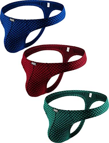 Stretch Bulge Thong T-back Stretch • 3-pack