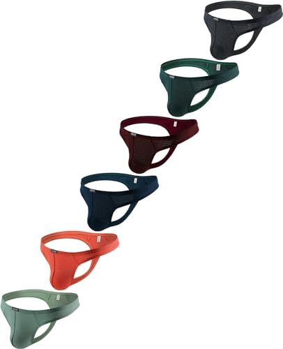 Stretch Thong Soft T-back Under • 6-pack
