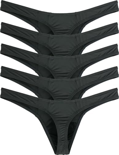 Thong Low Rise T-Back Under • Black • 5-pack