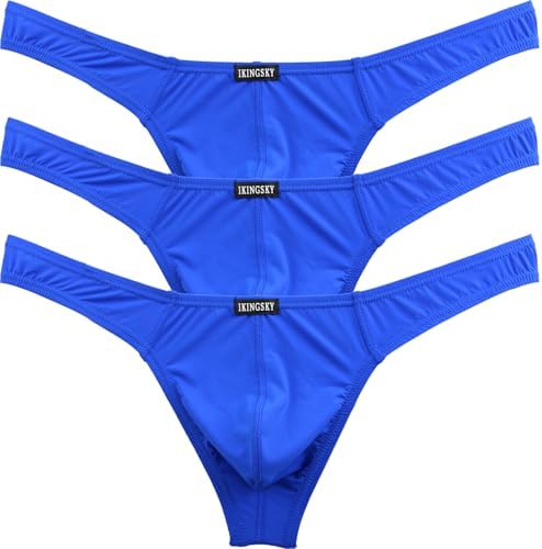 Thong Low Rise T-Back Under • Blue • 3-pack